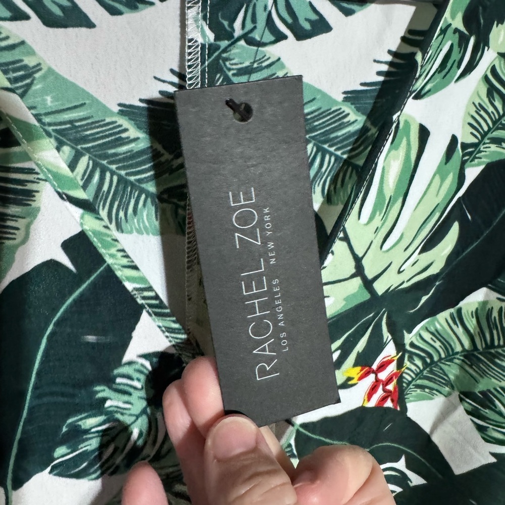 NWT Rachel Zoe tropical print long swim cover Size OS One Size - Picture 4 of 6